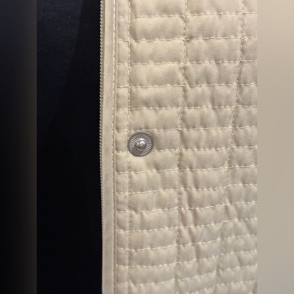 Weatherproof Garment Company Vanilla  Quilted Jacket With Pockets Zip Up Sz S - Picture 9 of 16